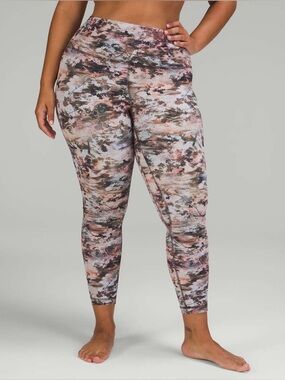 Lululemon Align High-Rise Pant 25" Future Utopia Multi Size 14 Leggings Yoga
